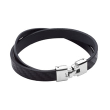Load image into Gallery viewer, Reborn Textured And Plain Recycled Leather Bracelet
