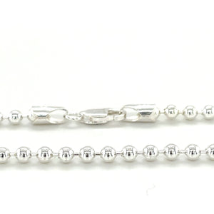 Sterling Silver 3mm Ball Bracelet