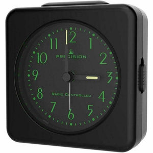Precision Radio Controlled Black Alarm Clock