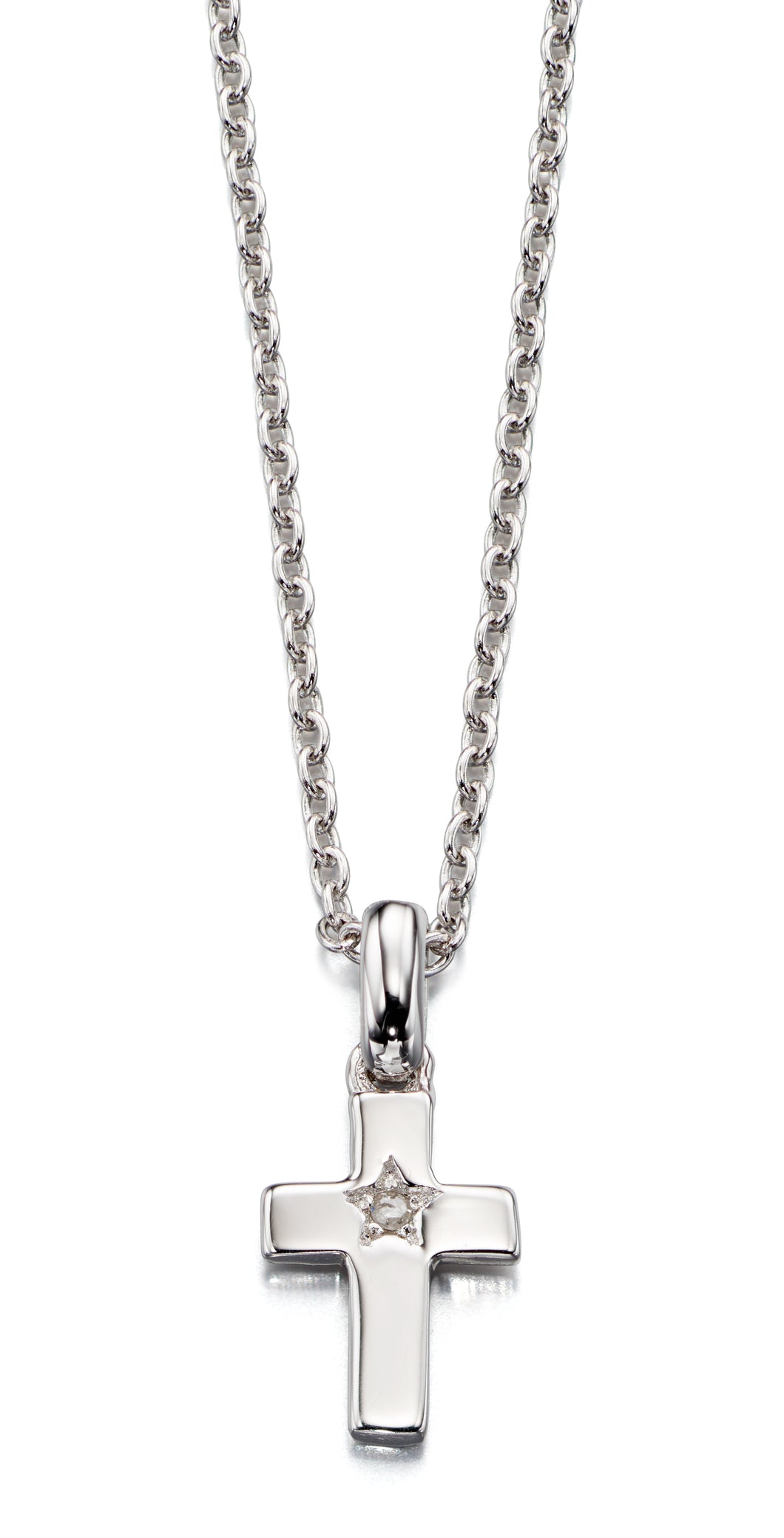 Grace Diamond Cross Pendant And Chain