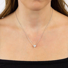 Load image into Gallery viewer, Diamond Shaped Zirconia Necklace
