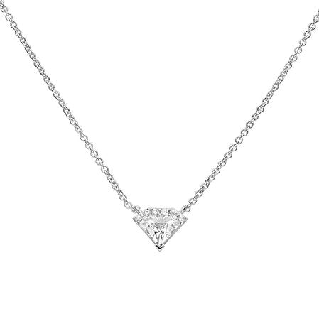Diamond Shaped Zirconia Necklace