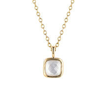 Load image into Gallery viewer, D For Diamond Semi-Precious Birthstone Necklace - June
