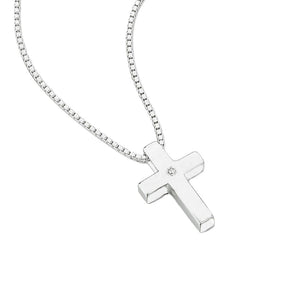 Medium Cross Pendant With Diamond