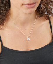 Load image into Gallery viewer, June Crystal Birthstone Pendant On Chain With Engravable Disc
