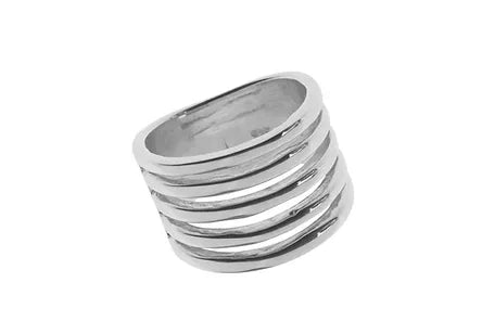 Sterling Silver Five Strand Ring