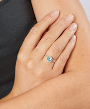 Load image into Gallery viewer, March Crystal Birthstone Ring
