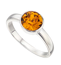 Load image into Gallery viewer, November Crystal Birthstone Ring
